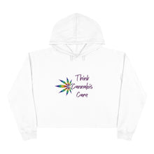 Load image into Gallery viewer, MWT Think Cannabis Care- Crop Hoodie
